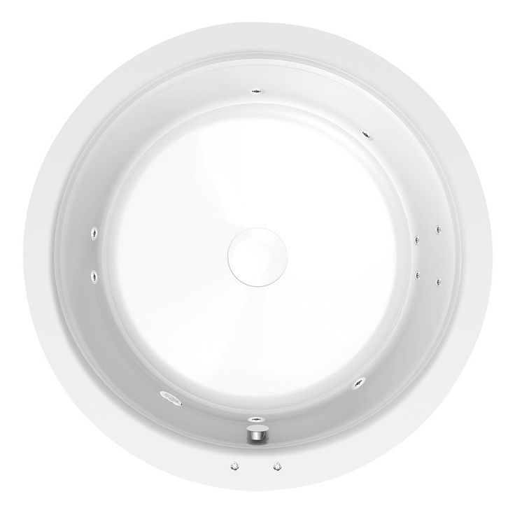 Poreamme Interia Oblo Active Hydro, 465l, valkoinen