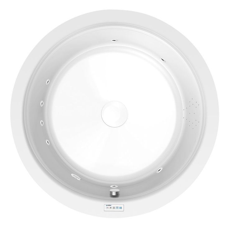Poreamme Interia Oblo Highline Hydro, 465l, valkoinen