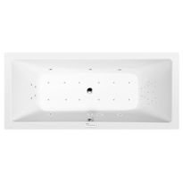 Poreamme Interia Krysta Highline Hydro-Air, 1800x700x390mm, 200l, valkoinen