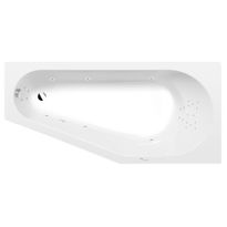 Poreamme Interia Tigra Highline Hydro, 1500x750x460mm, oikea, 180l, valkoinen