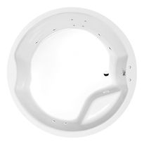 Poreamme Interia Royal Active Hydro, 1720x1720x490mm, 580l, valkoinen