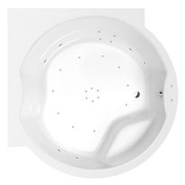 Poreamme Interia Royal Active Hydro-Air, 1730x1730x490mm, 580l, valkoinen