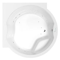 Poreamme Interia Royal Highline Hydro, 1730x1730x490mm, 580l, valkoinen