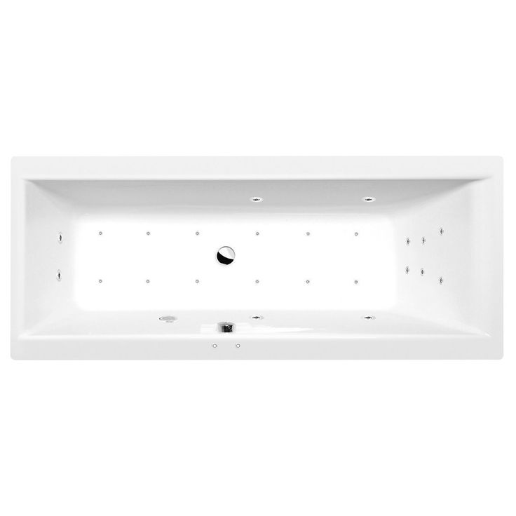 Poreamme Interia Cleo Attraction Hydro-Air, 1700x700x480mm, 245l, valkoinen