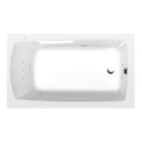 Poreamme Interia Lily Attraction Hydro, 1300x700x390mm, 167l, valkoinen