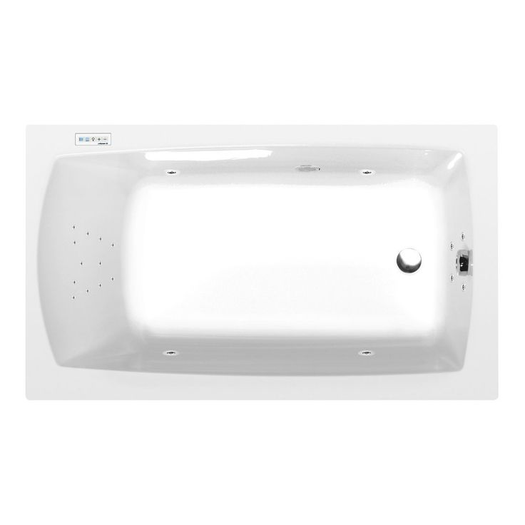 Poreamme Interia Lily Highline Hydro, 1300x700x390mm, 167l, valkoinen