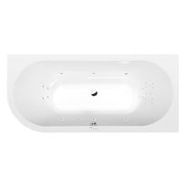Poreamme Interia Viva Highline Hydro, 1750x800x470mm, oikea, 235l, valkoinen