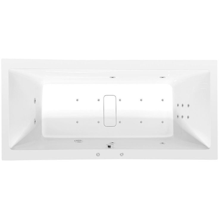 Poreamme Interia Marlene Hydro-Air, 2000x900x480mm, 422l, valkoinen