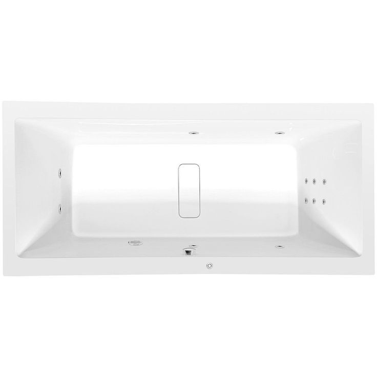 Poreamme Interia Marlene Hydro, 2000x900x480mm, 422l, valkoinen