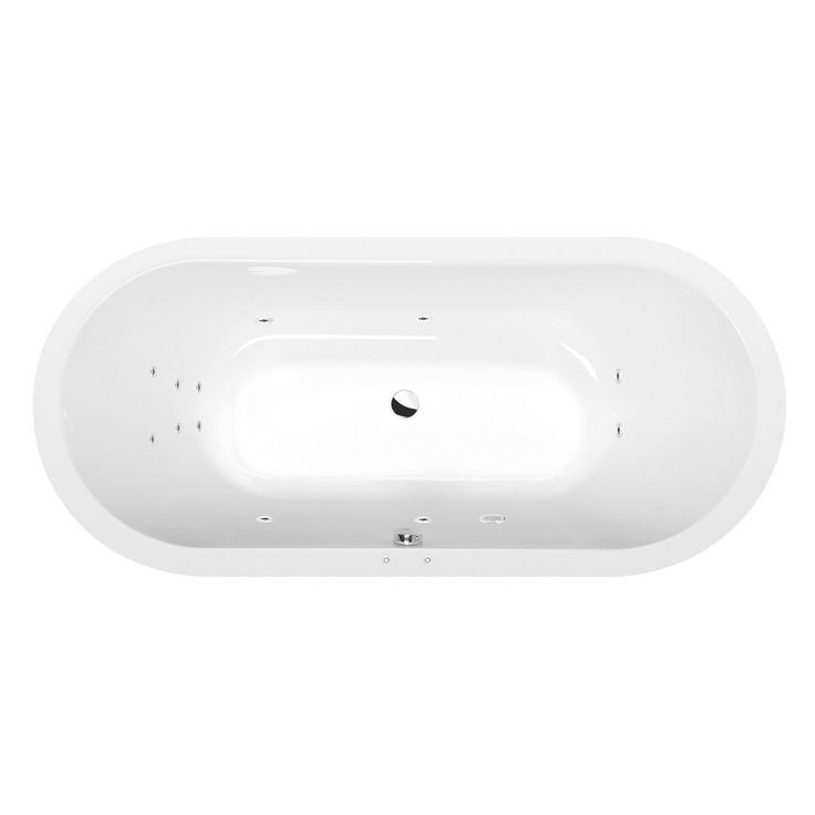 Poreamme Interia Viva Attraction Hydro, 1750x800x470mm, 235l, valkoinen