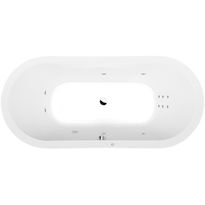 Poreamme Interia Viva O Hydro, 1750x800x470mm, 235l, valkoinen