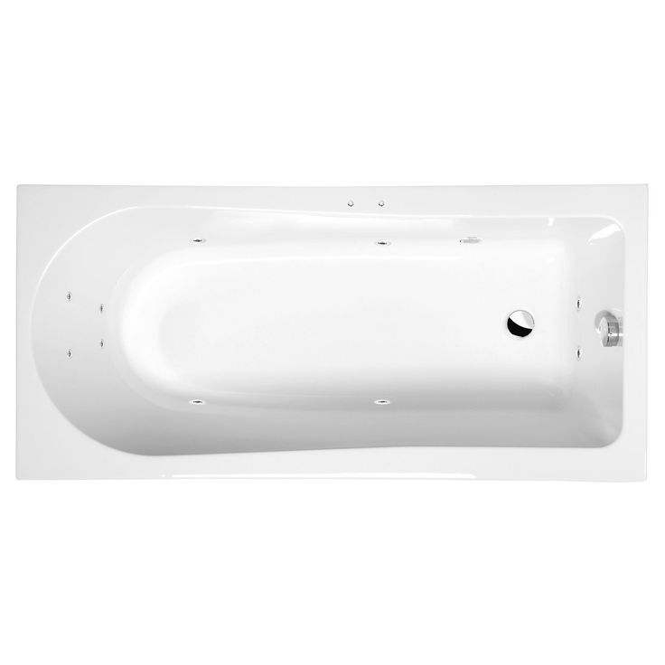 Poreamme Interia Lisa Active Hydro, 1500x700x470mm, 225l, valkoinen