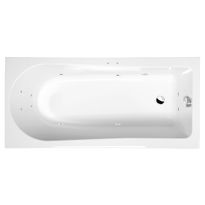Poreamme Interia Lisa Active Hydro, 1600x700x470mm, 245l, valkoinen