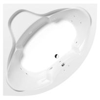 Poreamme Interia Simona Active Hydro, 1500x1500x440mm, 300l, valkoinen