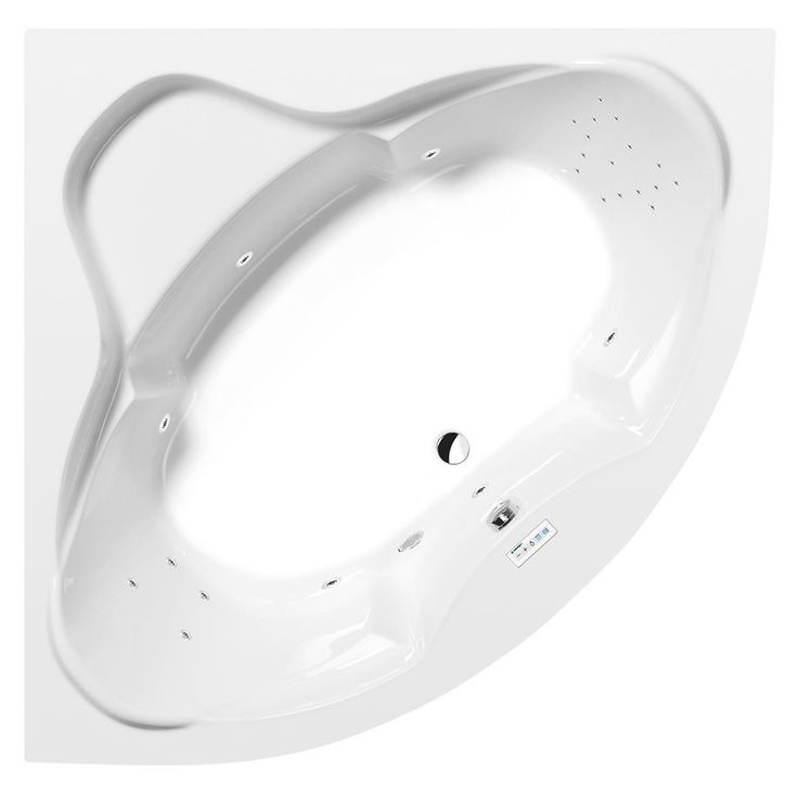 Poreamme Interia Simona Highline Hydro, 1500x1500x440mm, 300l, valkoinen