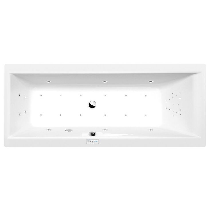 Poreamme Interia Cleo Highline Hydro-Air, 1700x750x480mm, 250l, valkoinen