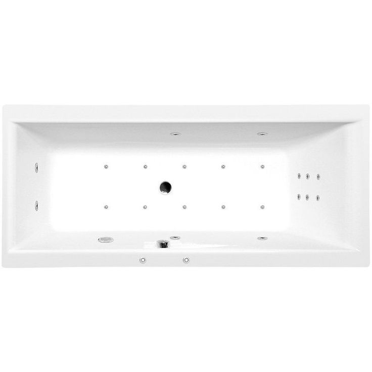Poreamme Interia Cleo Hydro-Air, 1700x750x480mm, 250l, valkoinen