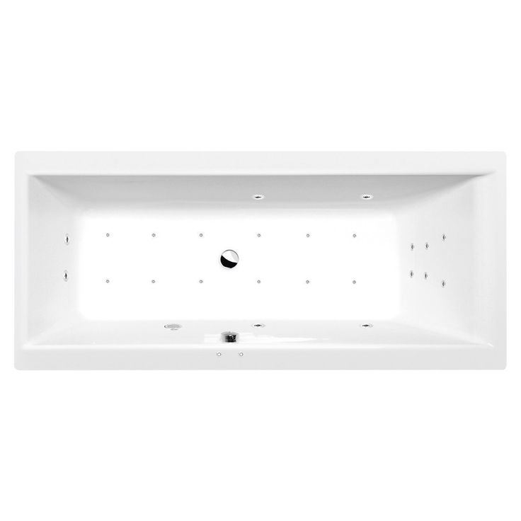 Poreamme Interia Cleo Attraction Hydro-Air, 1800x800x480mm, 290l, valkoinen