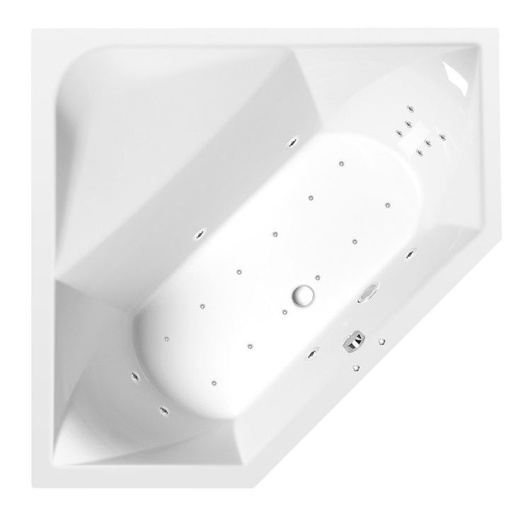 Poreamme Interia Floss Attraction Hydro-Air, 1450x1450x500mm, 300l, valkoinen