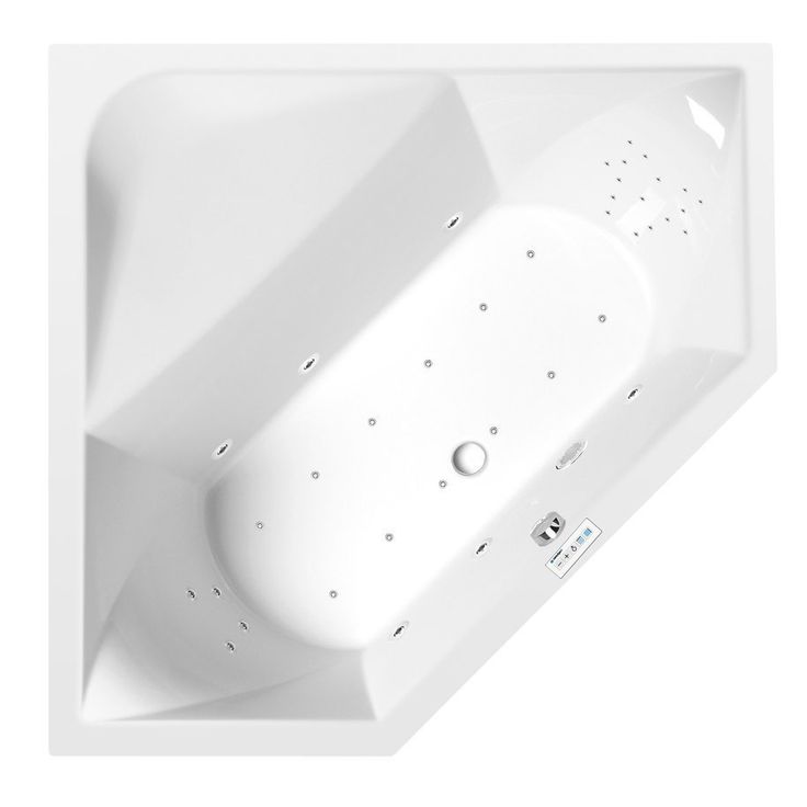 Poreamme Interia Floss Highline Hydro-Air, 1450x1450x500mm, 300l, valkoinen