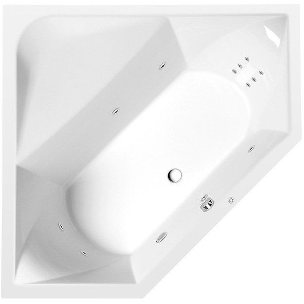 Poreamme Interia Floss Hydro, 1450x1450x500mm, 300l, valkoinen