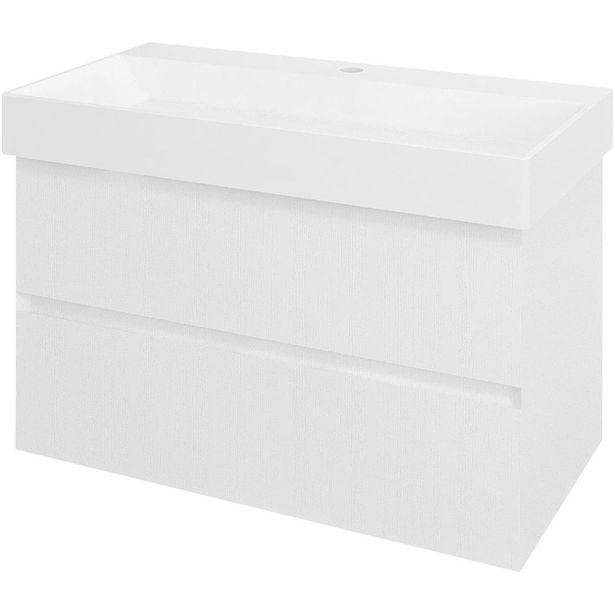 Allaskaappi Interia Filena, 820x515x430mm, valkoinen