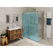 Suihkuseinä Interia Volcano, 1000x2180mm, kirkas lasi, kromi