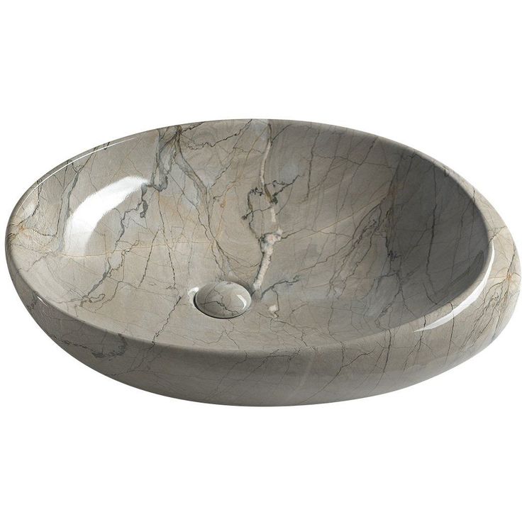 Malja-allas Interia Dalma, 680x440x165mm, harmaa