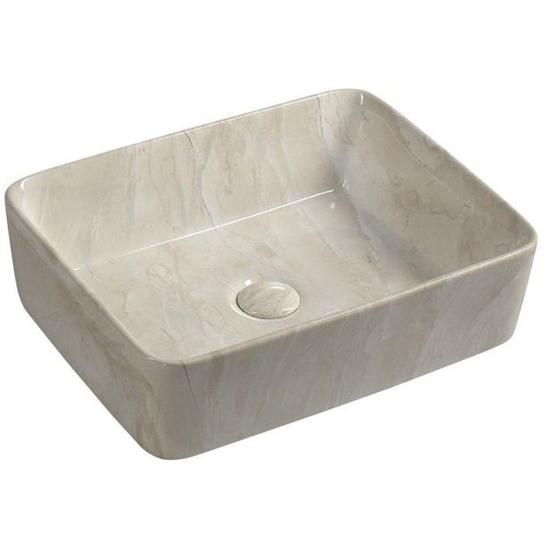 Pesuallas Interia Dalma, 475x375x130mm, beige, Verkkokaupan poistotuote