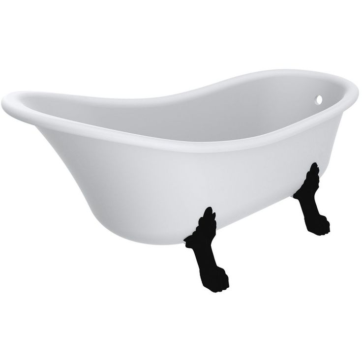 Tassuamme Interia Nostalgic, 279l, 1750x805mm, valkoinen