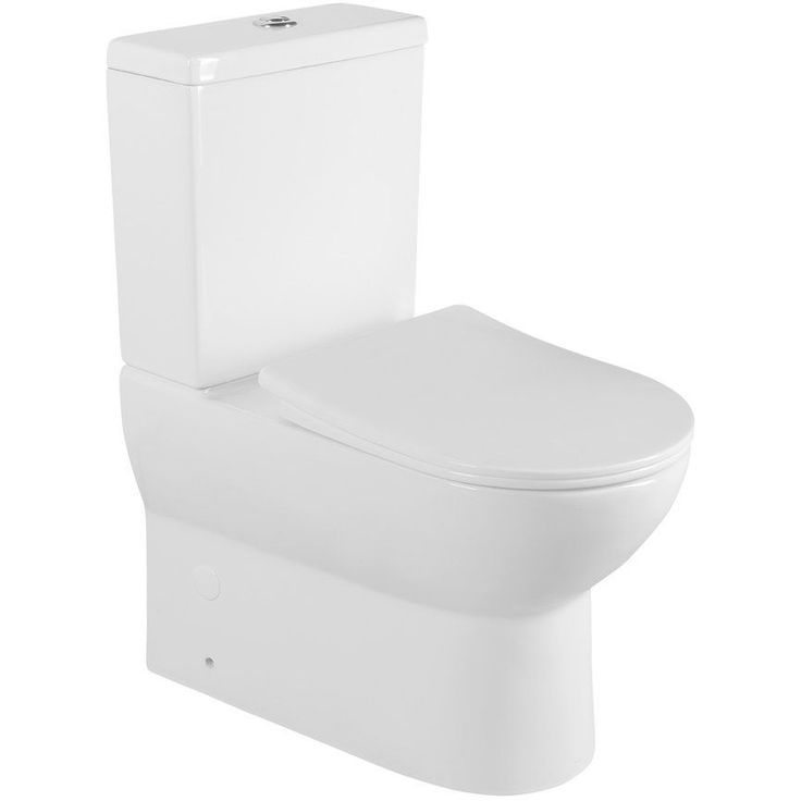 WC-istuin Interia Jalta, huuhtelukaulukseton, soft-close-kannella, kaksoishuuhtelu