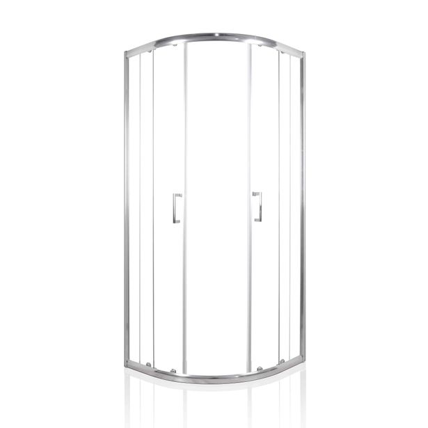 Suihkunurkkaus Interia RSC-DAI-100, 100x100x190cm, kirkas turvalasi