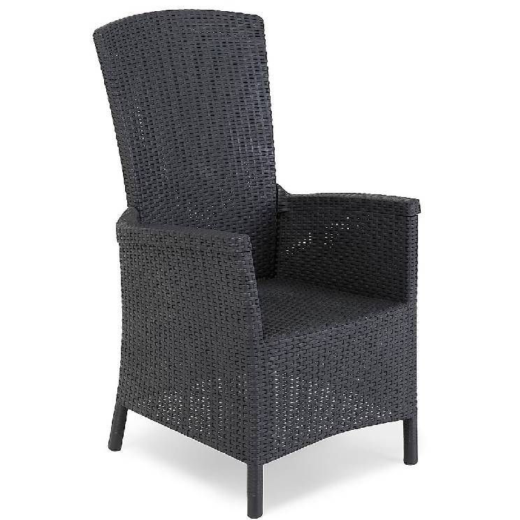 Nojatuoli Vermont, säädettävä, harmaa