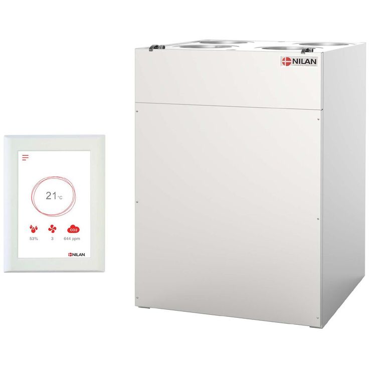 Ilmanvaihtokone Nilan Comfort 350 Top lämmöntalteenotolla