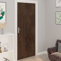 Itseliimautuvat ovikalvot 2 kpl tumma tammi 210x90 cm pvc