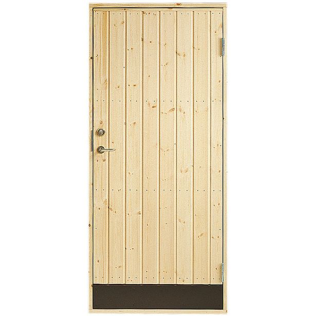 Varaston ovi Jabo 10° suora paneeli oikea 90x200cm