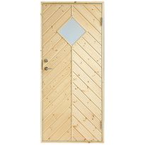 Varaston ovi Jabo 10° kalanruotopaneeli vasen 80x190cm 2-lasi