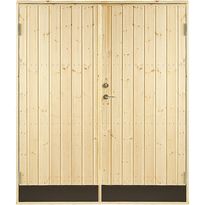 Varaston ovi Jabo 10° suora paneeli 150x190cm sis. 2kpl ovisalvat