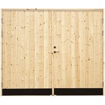 Autotallin ovi Jabo 10° suora paneeli 250x210cm sis. 2kpl ovisalvat