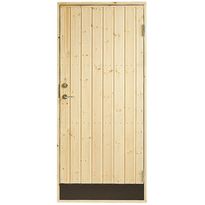 Varaston ovi Jabo 18° suora paneeli vasen 80x190cm