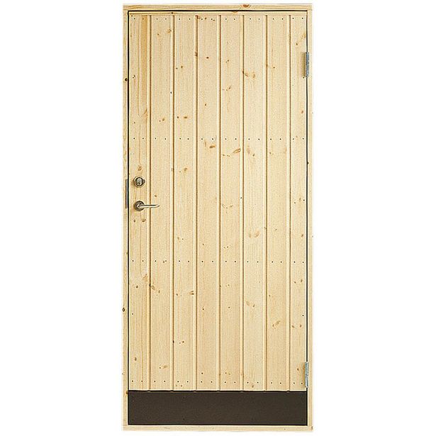 Varaston ovi Jabo 18° suora paneeli vasen 80x190cm