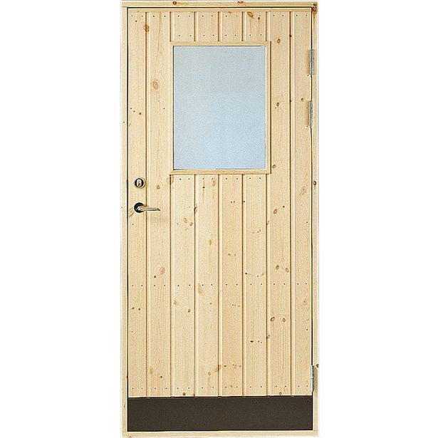 Varaston ovi Jabo 18° suora paneeli, lasi vasen 90x200cm 2-lasi