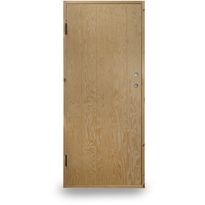 Kylmävaraston ovi Jabo Ljusdal 80x190cm vasen, käsittelemätön urajyrsitty vaneri