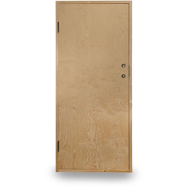 Kylmävaraston Jabo Ljusdal 100x210cm oikea, käsittelemätön sileä vaneri