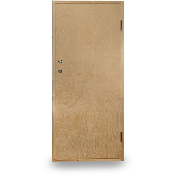 Kylmävaraston Jabo Ljusdal 100x210cm vasen, käsittelemätön sileä vaneri