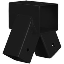Kiinnikkeet keinutelineeseen Jabo musta 95x95mm