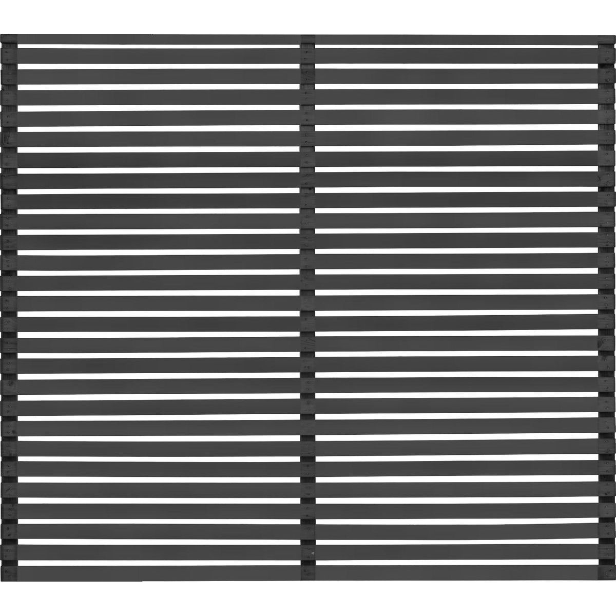 Aitaelementti JABO Horizont 1, 159x159cm, musta