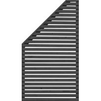 Aitaelementti JABO Horizont 3, 159x79cm, vasen, musta
