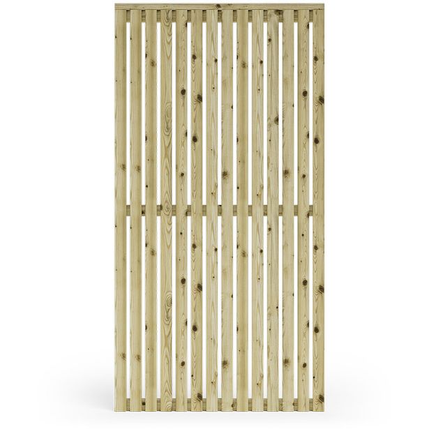 Aitaelementti Jabo Vertikal 6, 81.5x159cm painekyllästetty