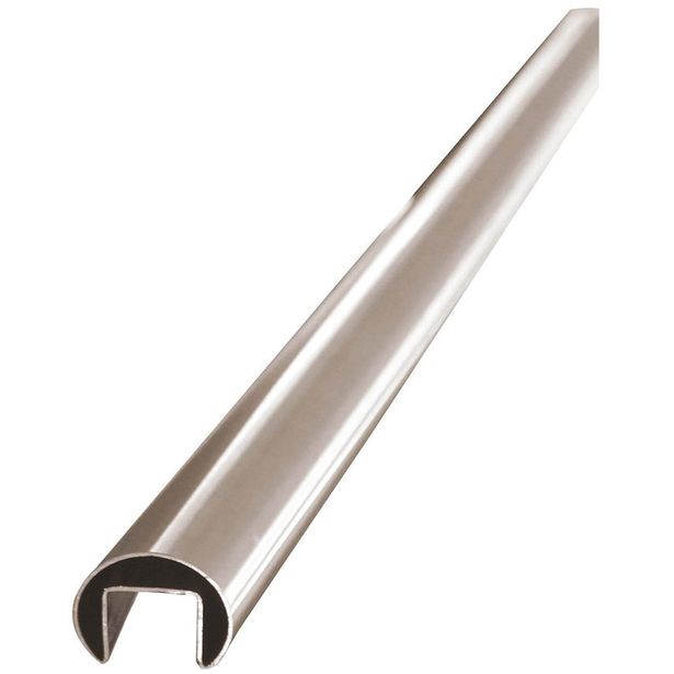 Käsijohde Jabo lasikaiteeseen Adam, 940mm harjattu teräs